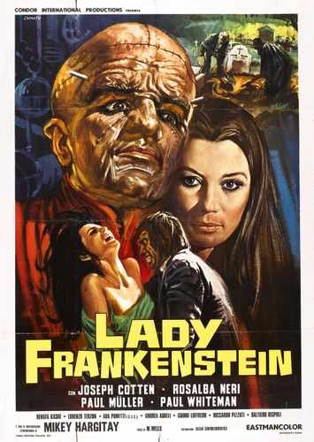 lady frankenstein  02 film star poster A4 Photo Print