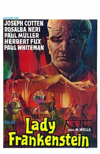 lady frankenstein  03 film star poster A4 Photo Print