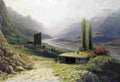 lagorio caucasian gorge Art A4 Photo Print