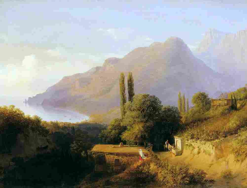 lagorio crimean landscape Art A4 Photo Print
