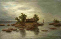 lagorio house on an island Art A4 Photo Print