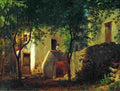lagorio italian courtyard Art A4 Photo Print