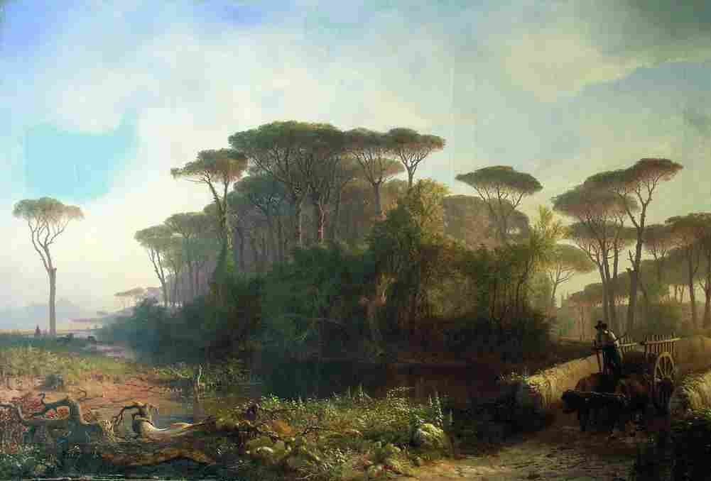 lagorio italian landscape Art A4 Photo Print
