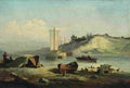 lagorio landscape with river Art A4 Photo Print