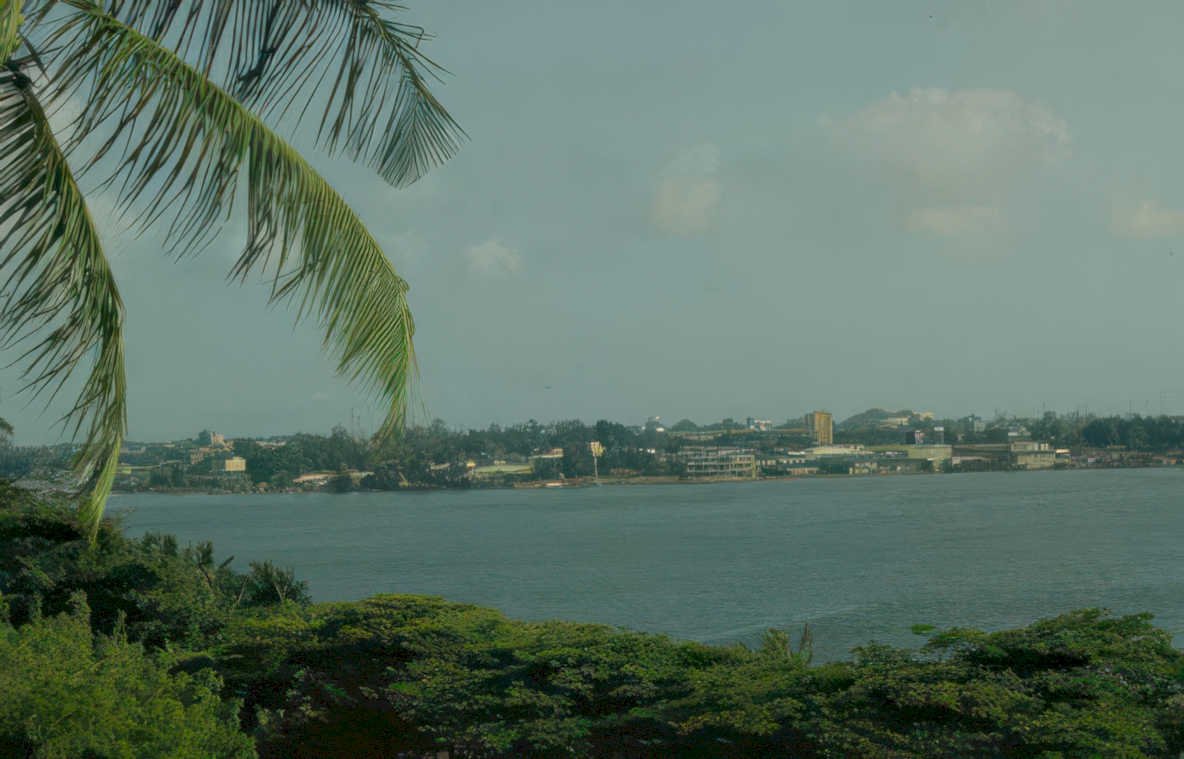 lagos coastline sky Vintage A4 Photo Print