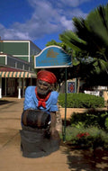 lahaina statue chest 1980s 1990s A4 Photo Print