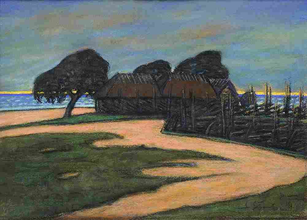 laikmaa farm landscape Art A4 Photo Print