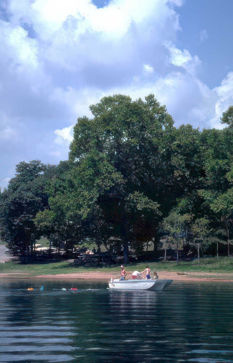 lake day trip Vintage A4 Photo Print