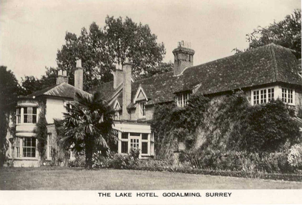 lake hotel godalmingVintage 1880s 1900s A4 Photo Print
