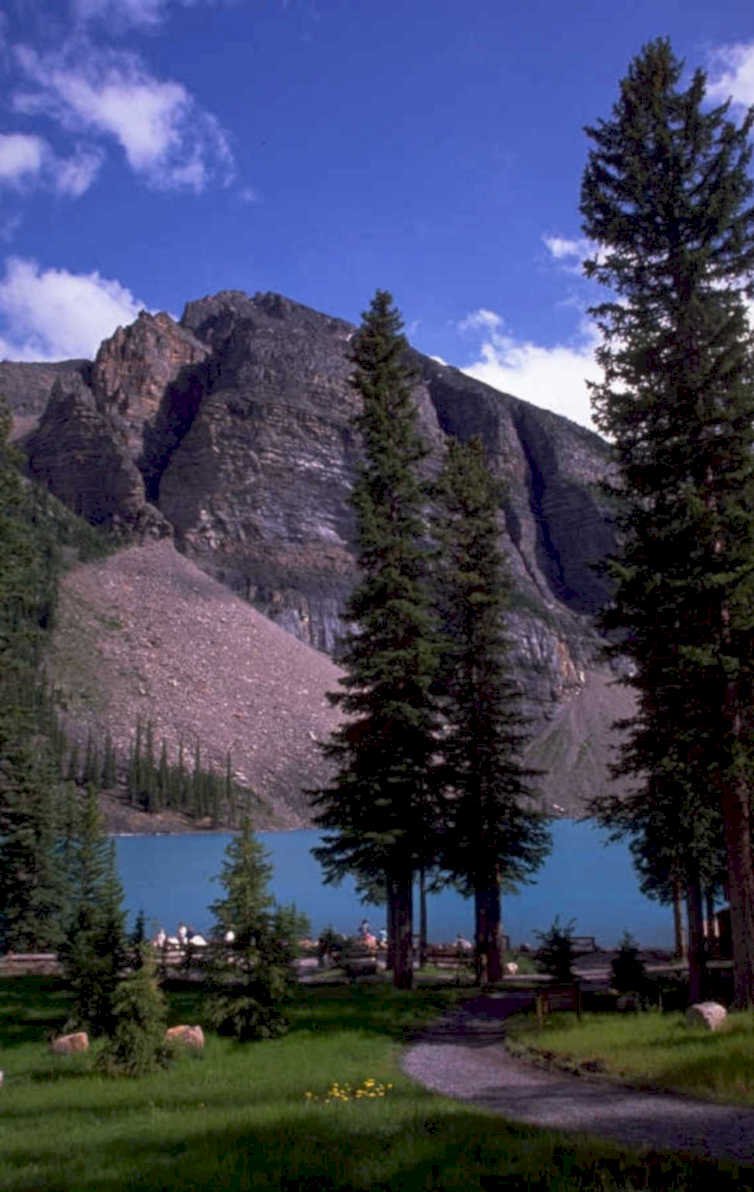 lake louise banff 2 1980s 1990s A4 Photo Print