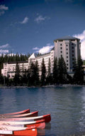 lake louise chateau 1 1980s 1990s A4 Photo Print