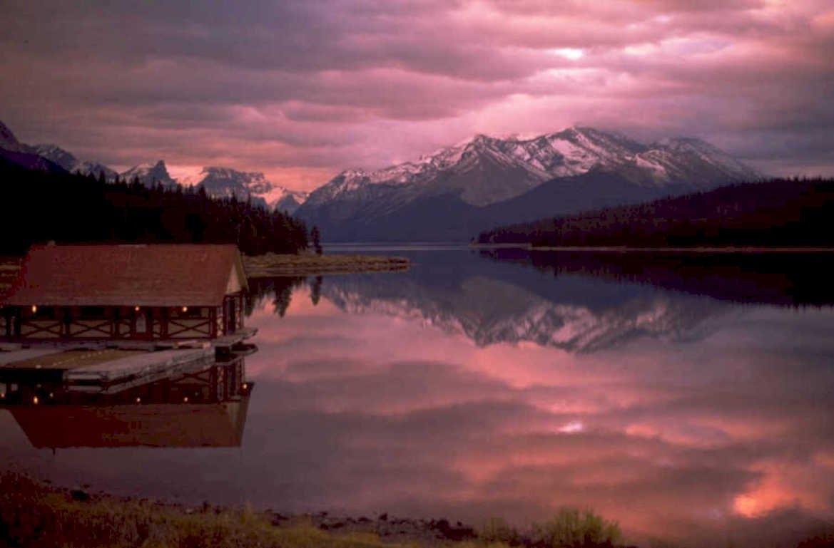 lake mcmarthur sunset 1980s 1990s A4 Photo Print