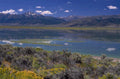 lake mountains reflections 1980s 1990s A4 Photo Print