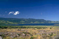 lake mountains rocks 1980s 1990s A4 Photo Print