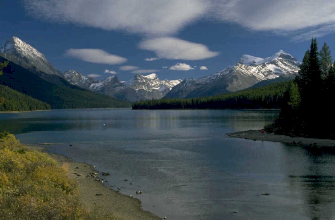 lake ohara mountains 1 1980s 1990s A4 Photo Print