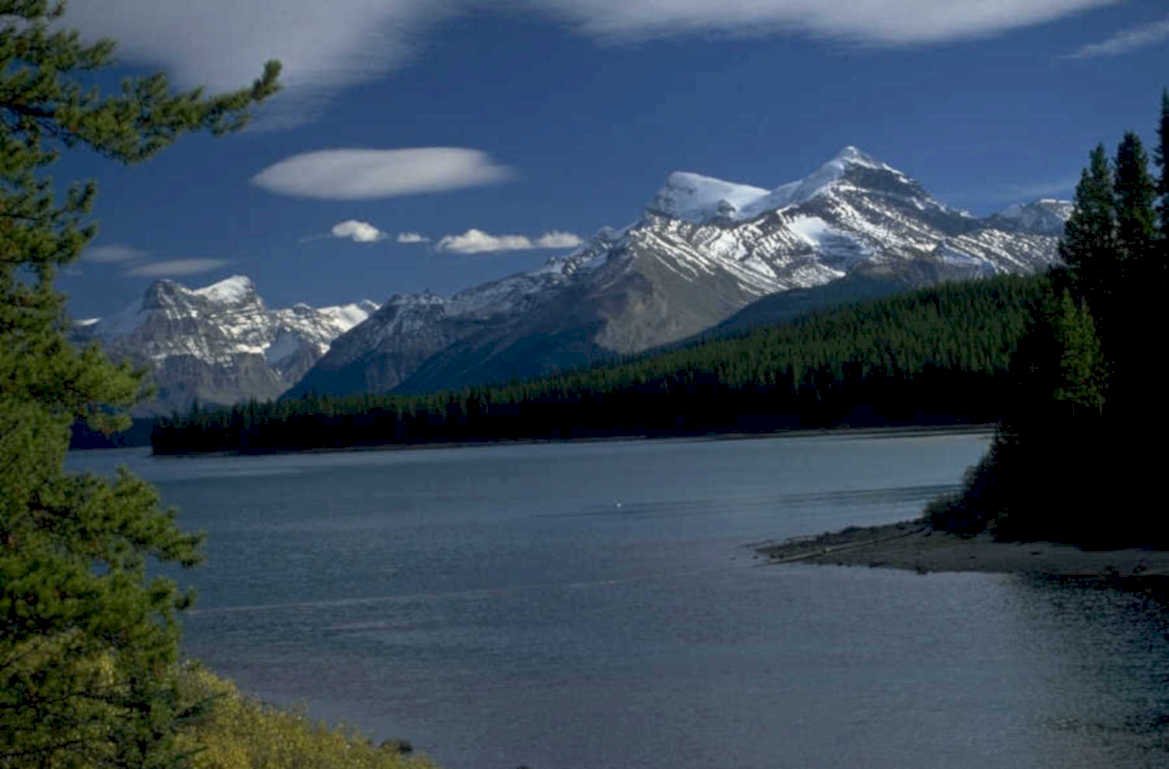 lake ohara mountains 1980s 1990s A4 Photo Print