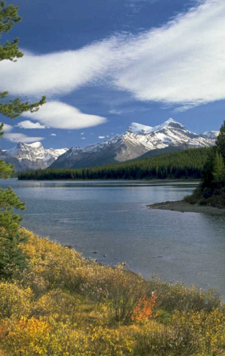 lake ohara mountains 2 1980s 1990s A4 Photo Print
