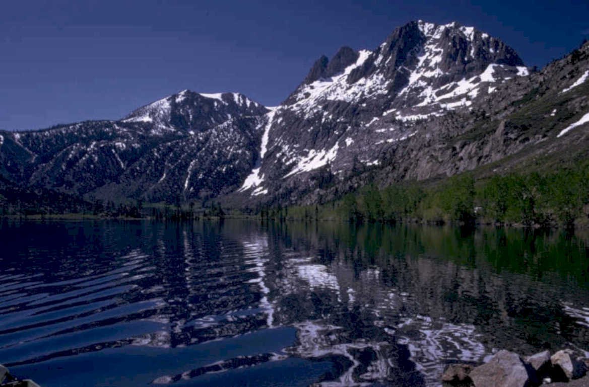 lake sabrina mountains 1980s 1990s A4 Photo Print