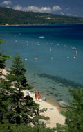 lake tahoe beach 3 1980s 1990s A4 Photo Print