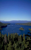 lake tahoe islands 1980s 1990s A4 Photo Print