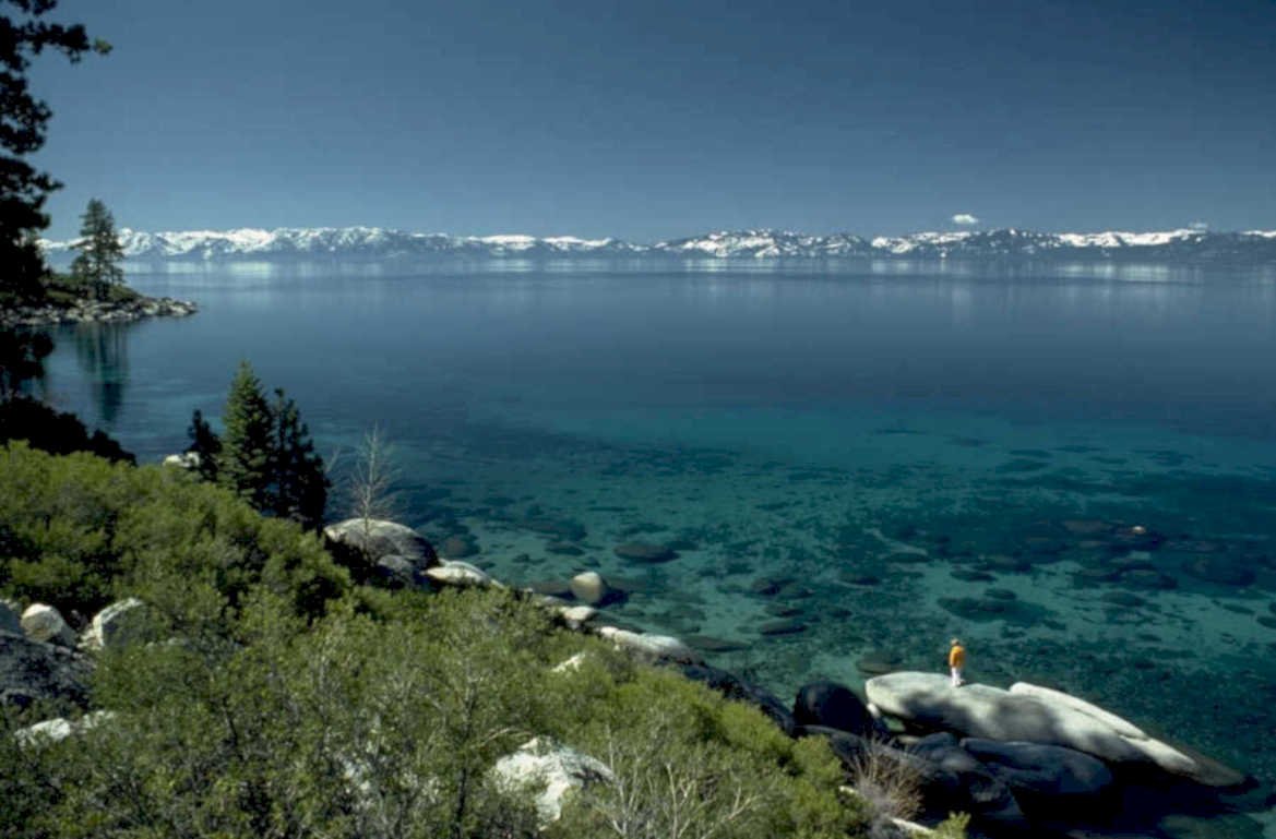 lake tahoe landscape 2 1980s 1990s A4 Photo Print