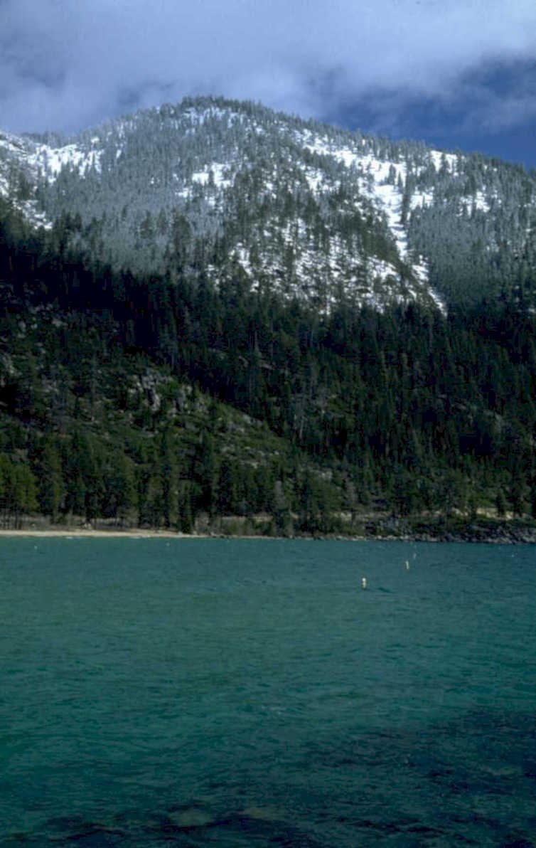 lake tahoe mount 1980s 1990s A4 Photo Print