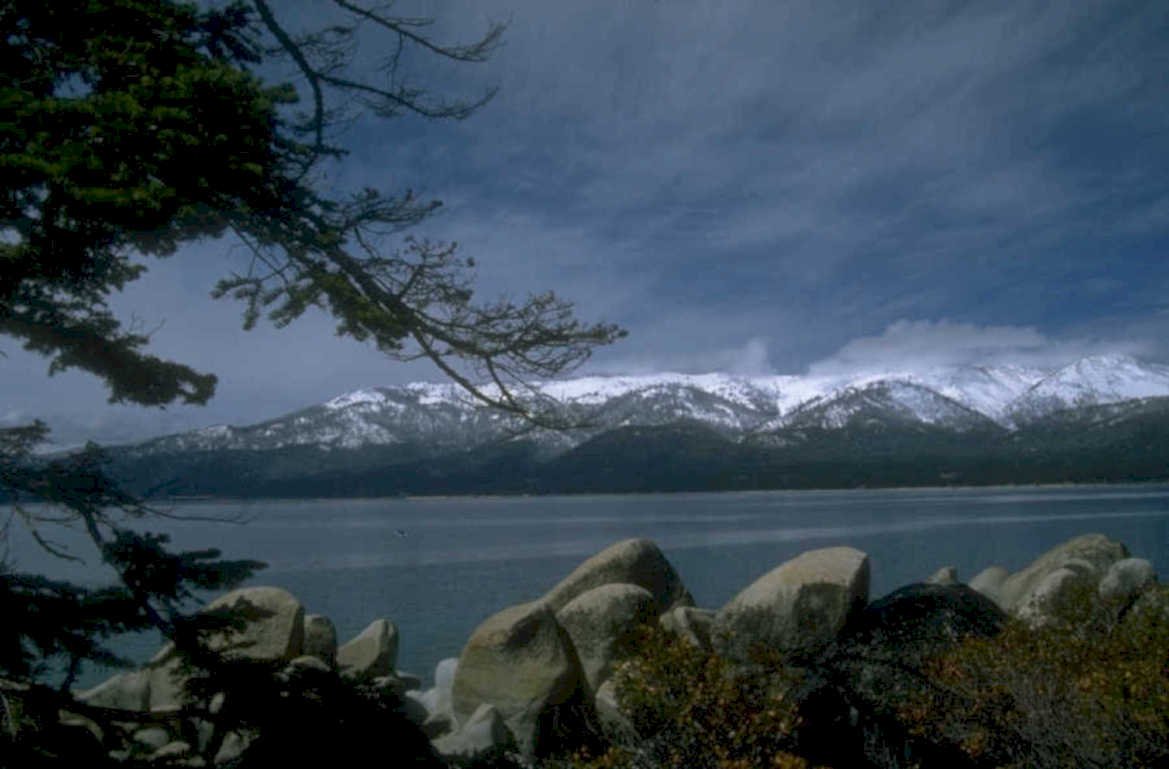 lake tahoe mountains 2 1980s 1990s A4 Photo Print