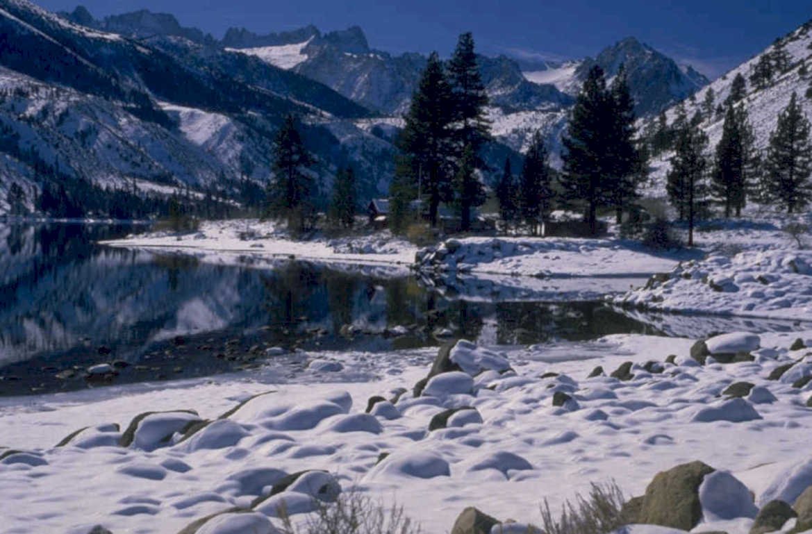 lake tahoe winter 1980s 1990s A4 Photo Print