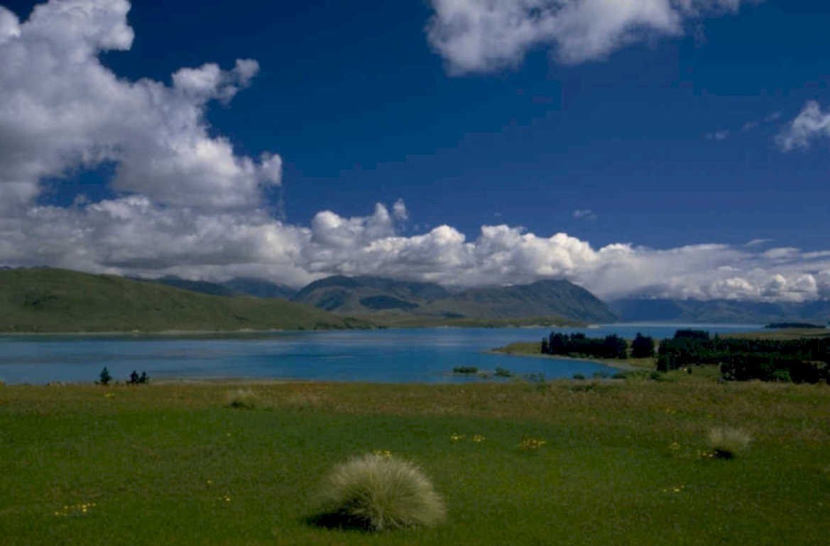lake tekapo landscape 1980s 1990s A4 Photo Print