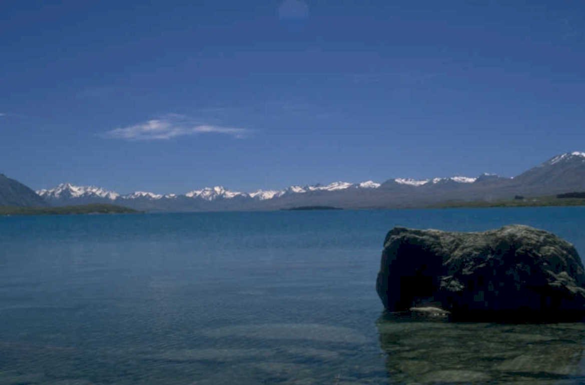 lake tekapo mountains 2 1980s 1990s A4 Photo Print 43
