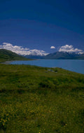 lake tekapo mountains 2 1980s 1990s A4 Photo Print