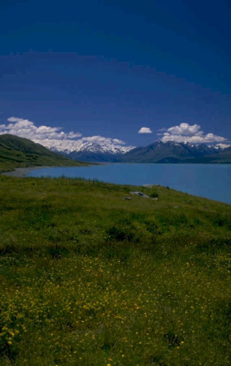 lake tekapo mountains 2 1980s 1990s A4 Photo Print