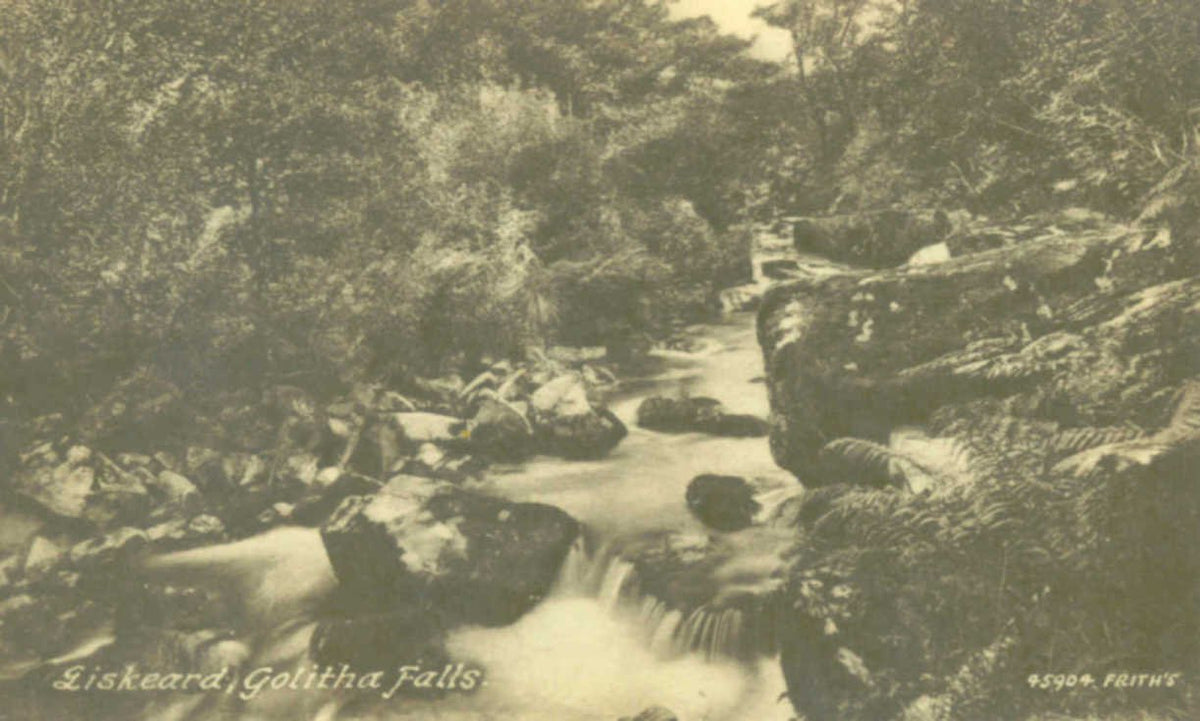 lakehead golitha fallsVintage 1880s 1900s A4 Photo Print