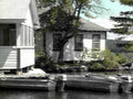 lakeside cabin boats1980s 1990s A4 Photo Print