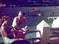 lakeside couple summer1980s 1990s A4 Photo Print
