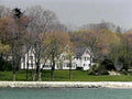 lakeside estate house1980s 1990s A4 Photo Print