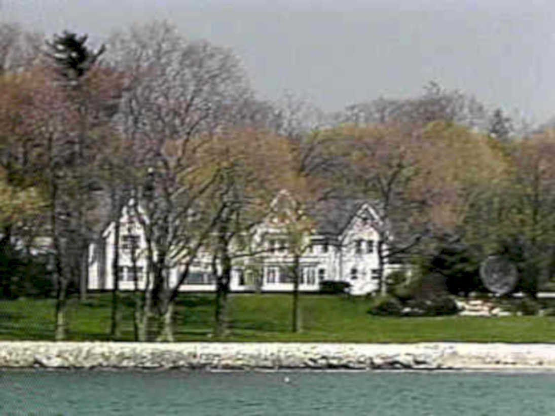 lakeside estate house1980s 1990s A4 Photo Print