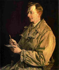 lam Charles EW Bean War Correspondent Art A4 Photo Print
