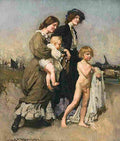 lam The Bathers Art A4 Photo Print