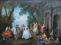 lanc Dance before a Fountain Art A4 Photo Print