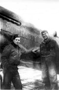 lancaster bomber pilots Vintage world war A4 Photo Print