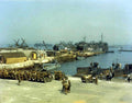 landing craft normandy Vintage world war A4 Photo Print