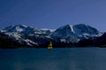 landscape sailboat mountains 1980s 1990s A4 Photo Print