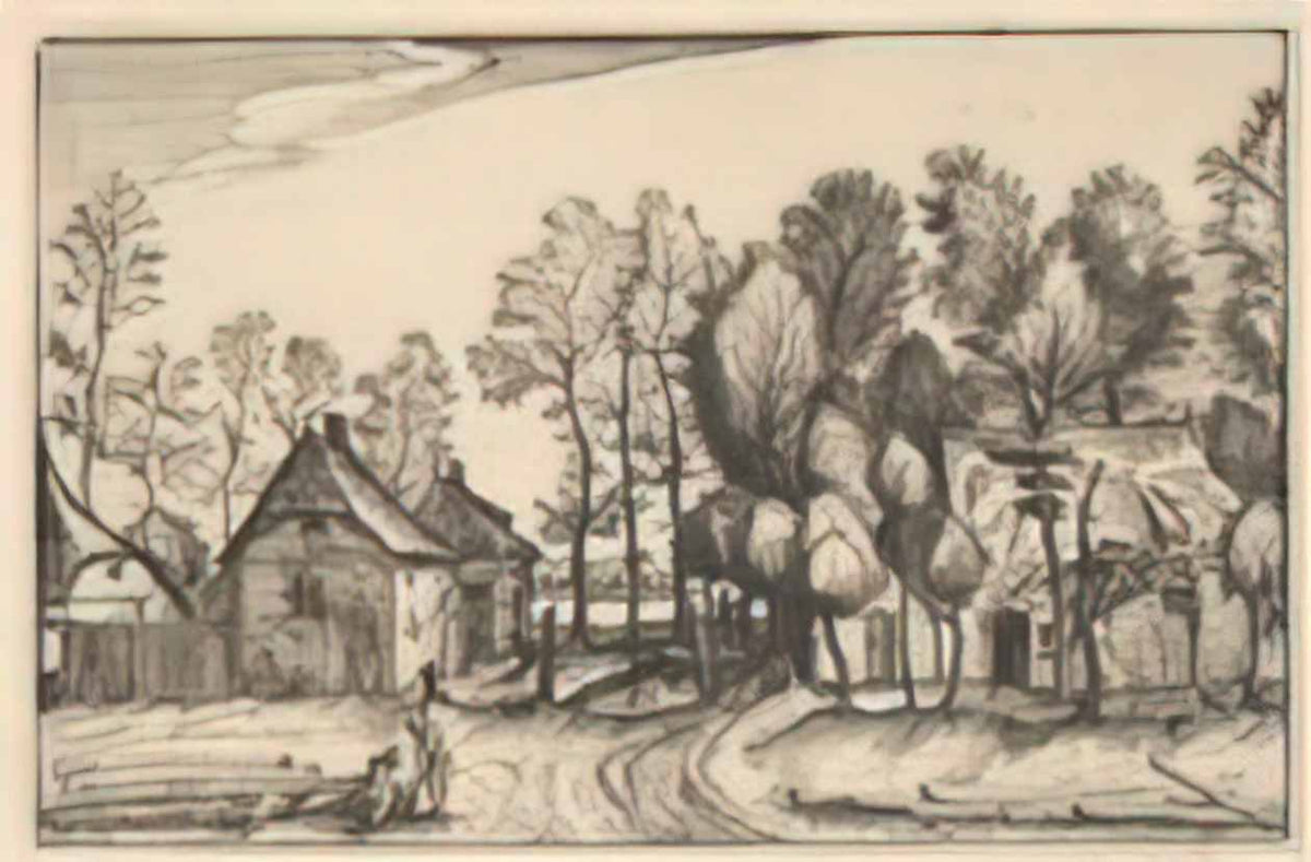 landscape with hewed trees plate17 from regiunculae et villae aliquot Art A4 Photo Print