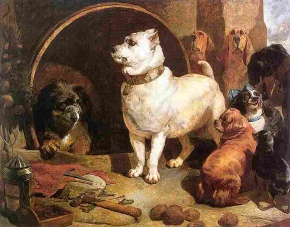 landseer Alexander and Diogenes Art A4 Photo Print