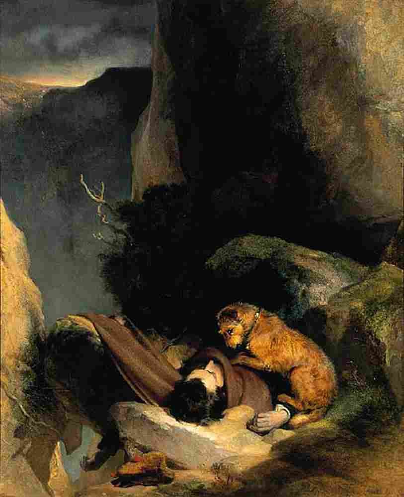 landseer Attachment Art A4 Photo Print