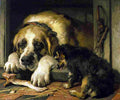 landseer Doubtfull Crumbs Art A4 Photo Print