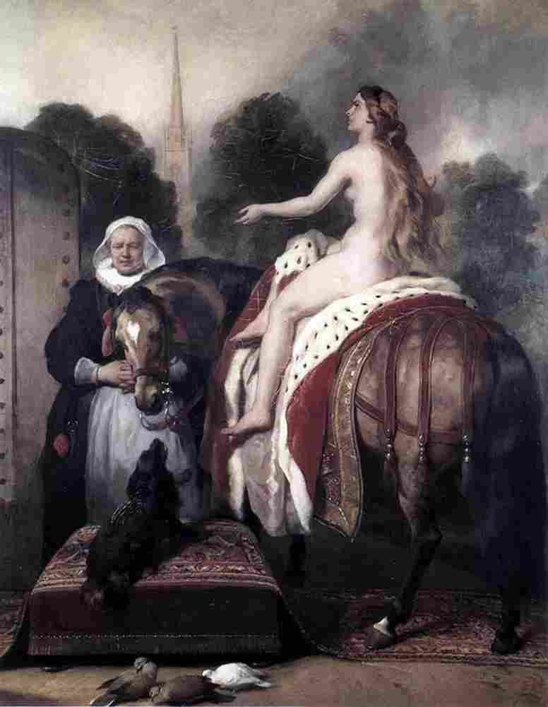 landseer Lady Godivas Prayer Art A4 Photo Print