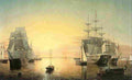 lane Boston Harbor Art A4 Photo Print