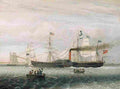 lane Britannia Boston Harbor Art A4 Photo Print